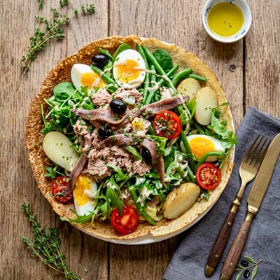 Productos frescos y locales de la brasserie Le Roy d'Espagne