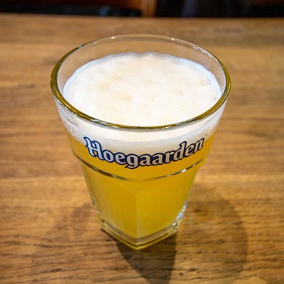 Una Blanche de Hoegaarden. Foto: Pierre Fera