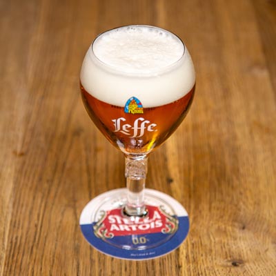 Una Leffe Ambrée. Foto: Pierre Fera