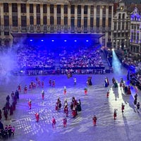 The Ommegang festival on the Grand-Place in Brussels.