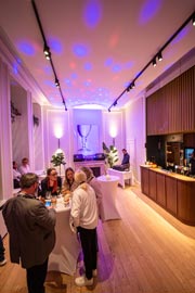 Un evento privado en la sala 'Prestige' de Le Roy d'Espagne, visto desde otro ángulo
