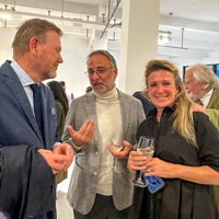 Photo from the event organised by L'Éventail at the No Objects gallery in the Sablon
