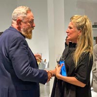 Photo from the event organised by L'Éventail at the No Objects gallery in the Sablon