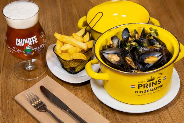Mussels marinières